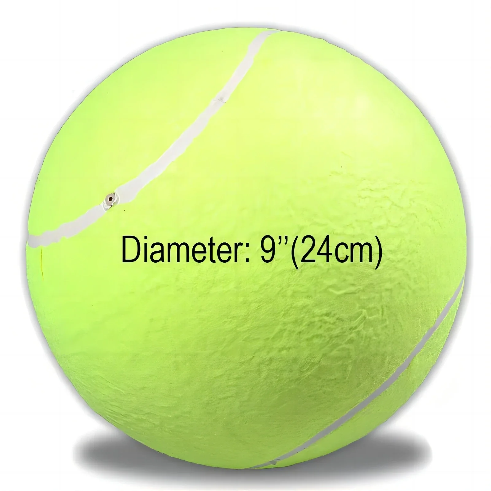 24CM Giant Tennis Ball For Dog Chew Toy Pet Dog Interactive Toys Big Inflatable Tennis Ball Pet Supplies Outdoor Cricket Dog Toy