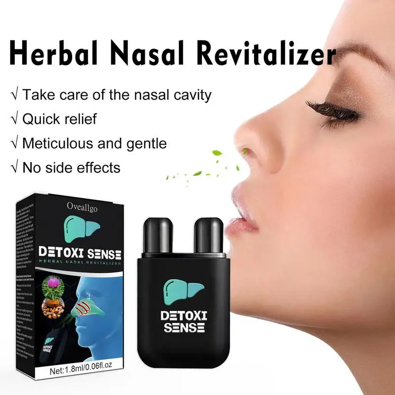 1.8ml Liver Cleansing Nasal Herbal Box Cleanse Breath Support Nasal Herbal Box Improve Nasal Dryness And Nasal Congestion