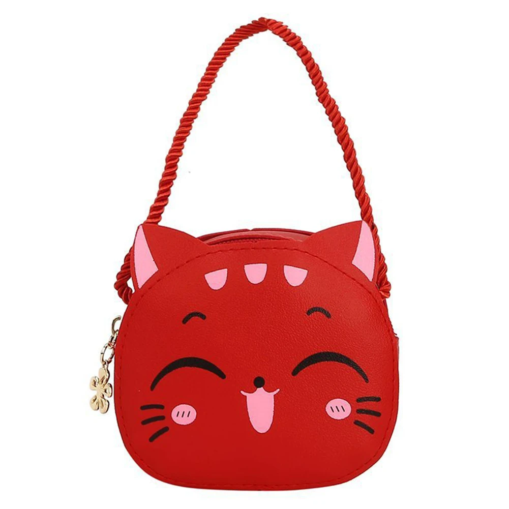 الفتيات لطيف حقيبة حبال الكرتون القط Kawaii حقيبة حقيبة عادية حقيبة كتف صغيرة المدمجة للأطفال حقائب يومية #2