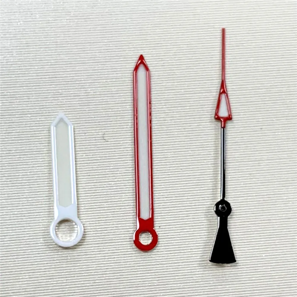 NH35 핸즈, 녹색 야광 시계 바늘 8mm 12.5mm 12.5mm 시계 포인터 NH35/NH36/4R36 무브먼트용 바늘 키트 액세서리