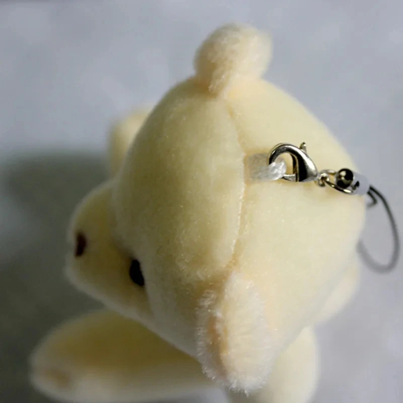 Ensemble de 12 pièces pendentif ours en peluche mignon, jouets créatifs pour Festival d'enfants, cadeau d'anniversaire, couleur unie avec pendentif ours à nœud