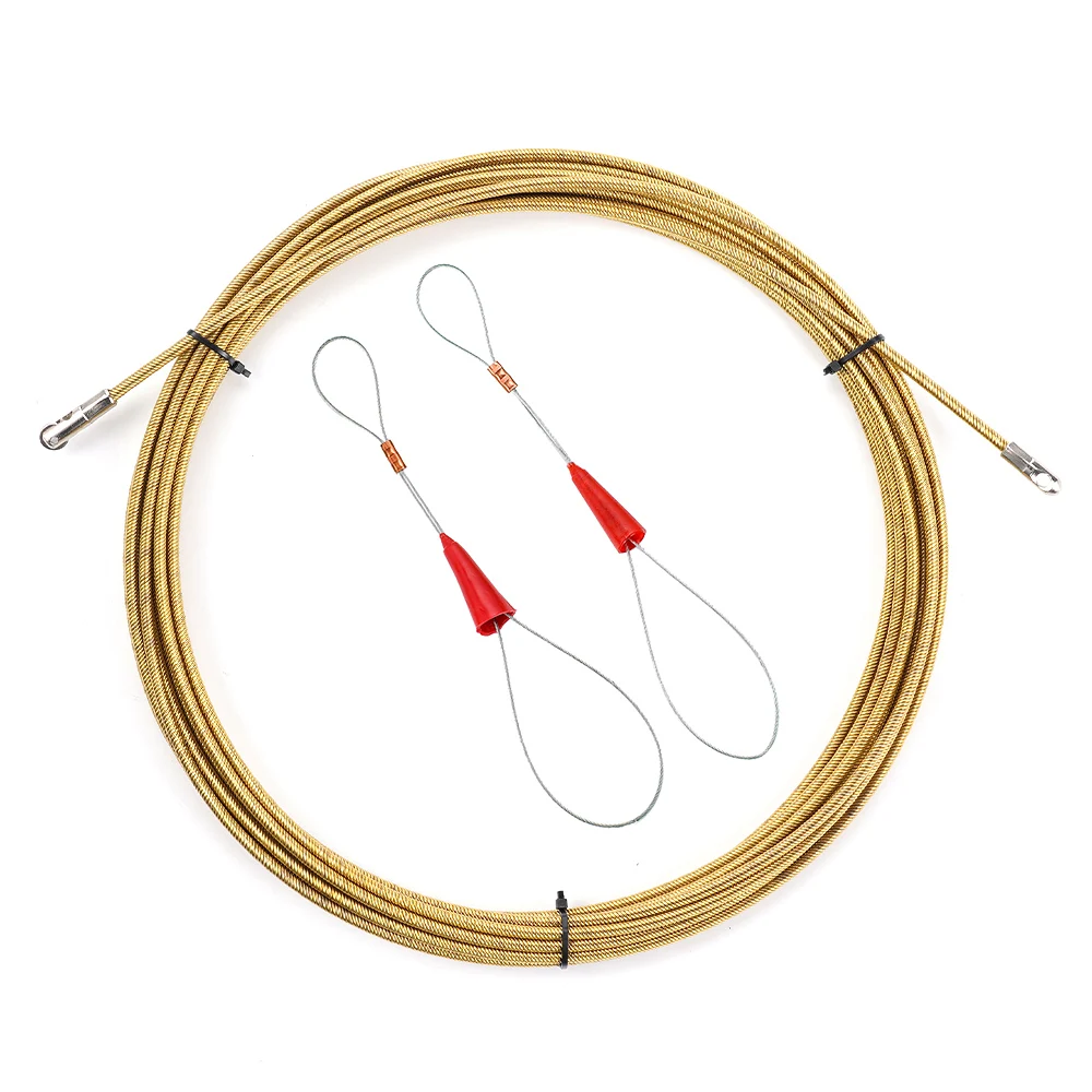 Spring 10M Pulley Bullet Head One Pulley One Bullet Spring Wall Through Threader Dark Tube Tool Electrician Special Threading