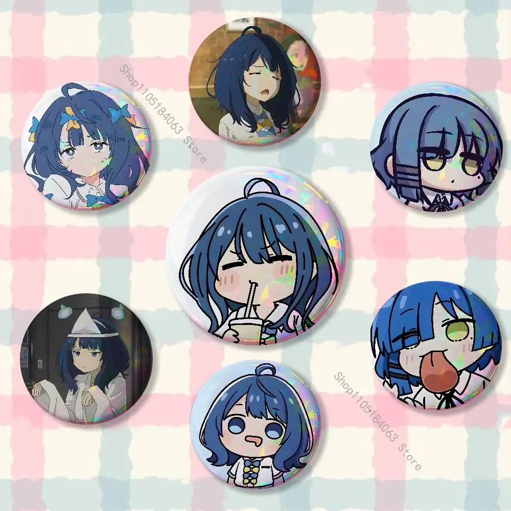 Anime A-Anna Too Many Losing H-Heroines Creative Round Badge Button Pin Bag Decor Fans Collection Friends Gift Brooch