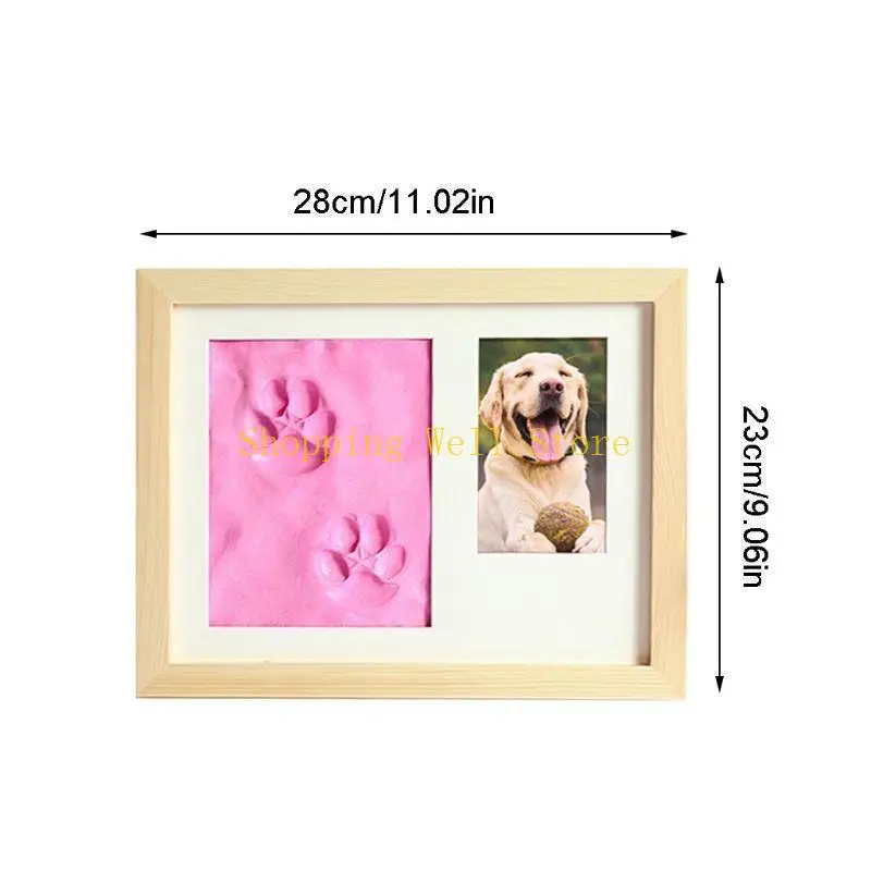 KX4B PAW PRINT DOG FRAME PET MEMORIAL TICHAL FREAL