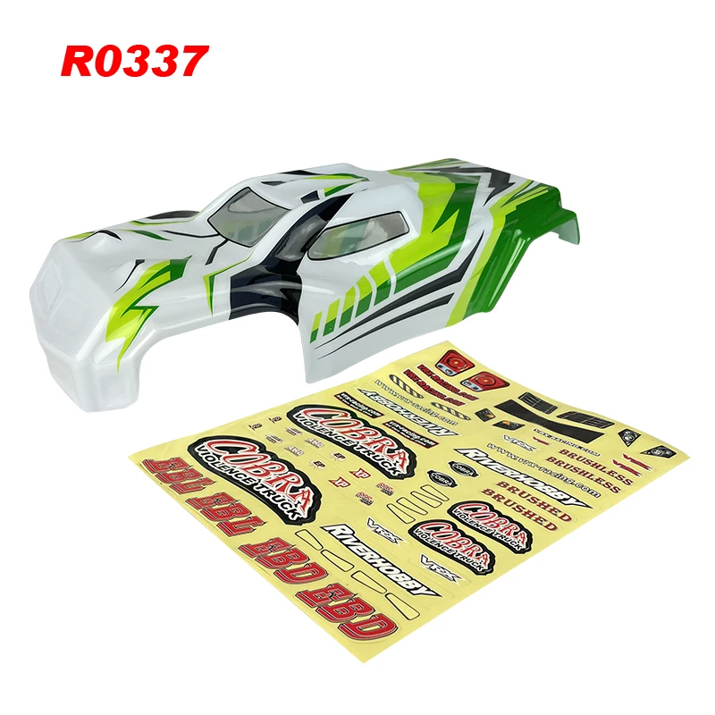 VRX RACING 1/8 Scale PVC Car Shell for Cobra RH817 AND RH818,R0249 AND R0250C fit COBRA RH818 1/8 rc car,Car body parts