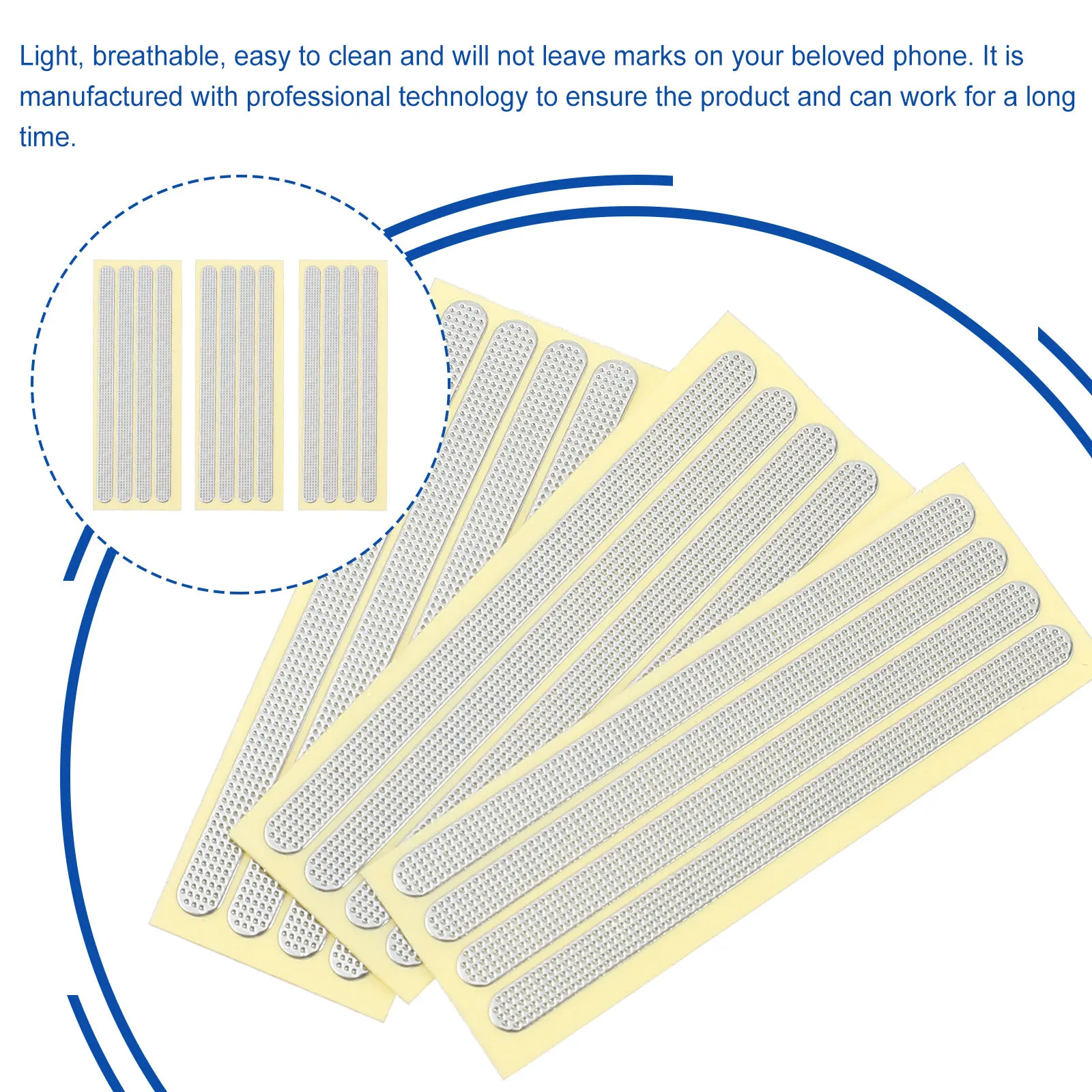 

1 комплект защитных пленок для динамиков планшета, пылезащитная сетчатая наклейка, мягкая дышащая клейкая наклейка, совместимая для замены динамиков планшета