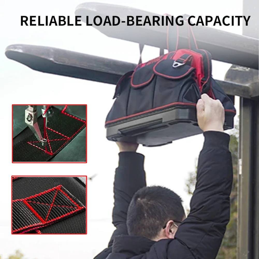 Borsa per attrezzi elettrici scatola Hardware elettrica durevole borsa portaoggetti portatile multifunzionale in tela dedicata
