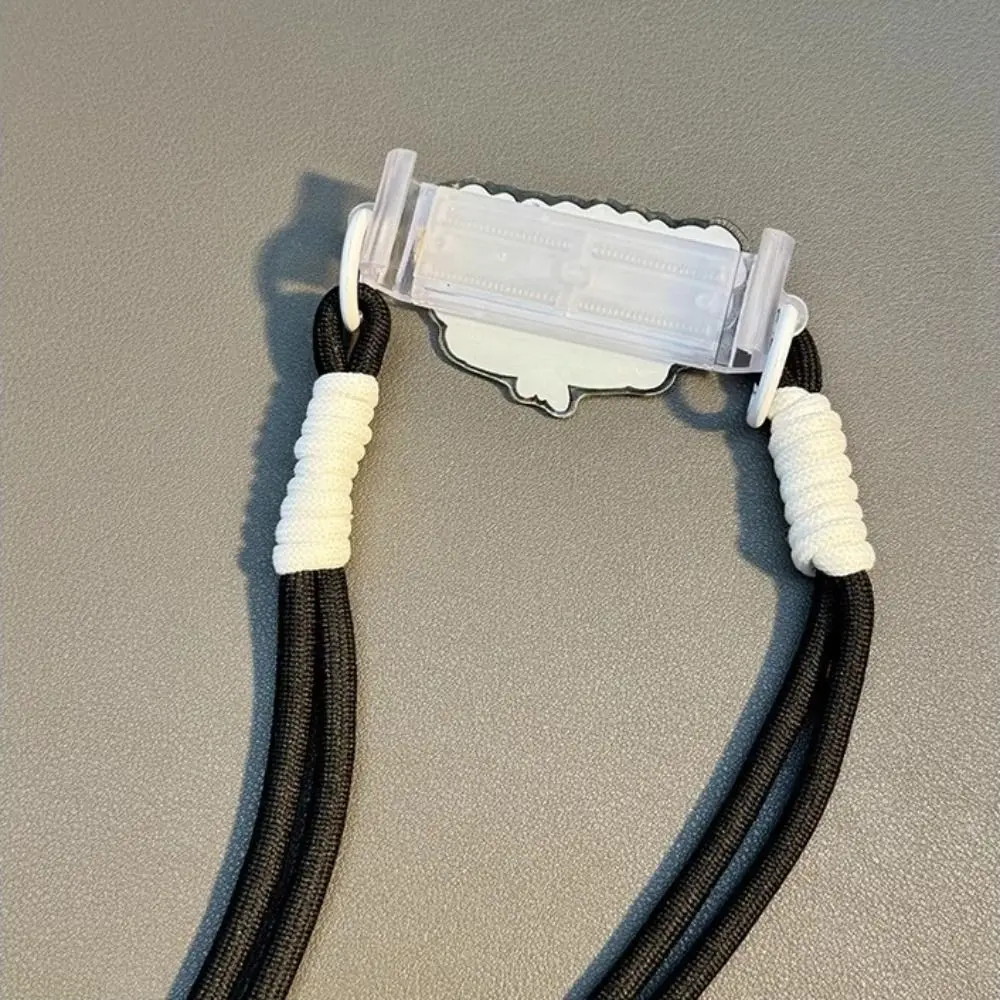 Gato cão cordão do telefone móvel ombro carregando bonito dos desenhos animados telefone crossbody corrente anti-perdido ajustável telefone volta clipe titular