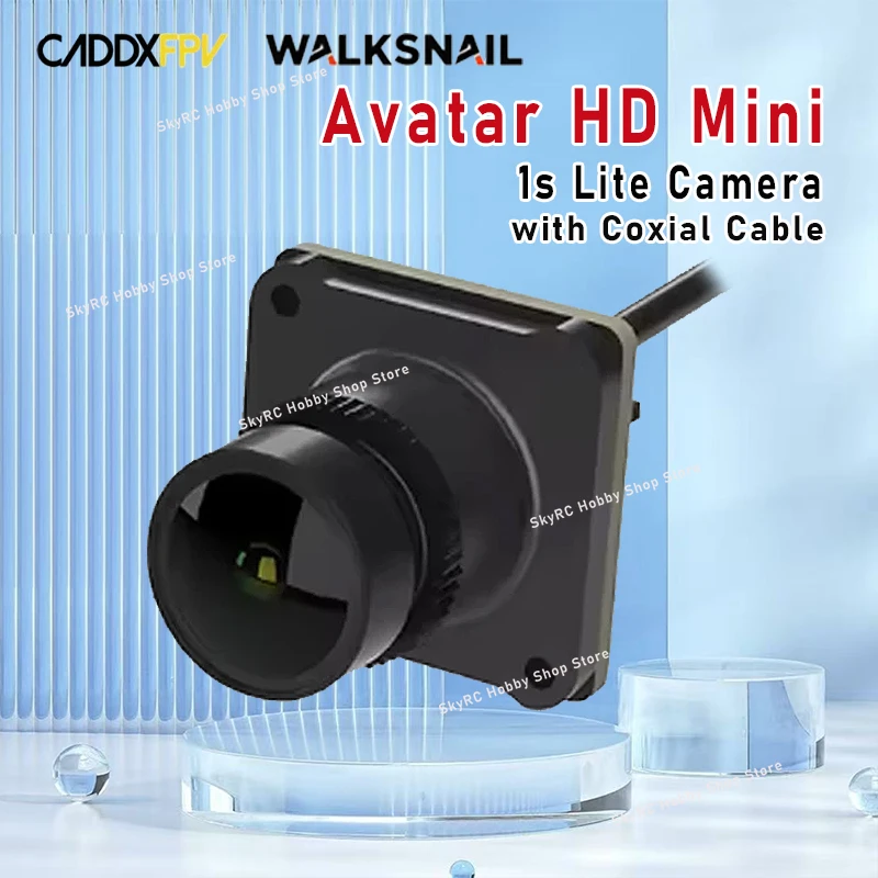CADDX Walksnail Avatar HD Mini 1s Lite Camera - 2.1mm Lens 170°FOV 1080P/60fps 1.8g 3.1-13V FPV Camera with 32GB DVR