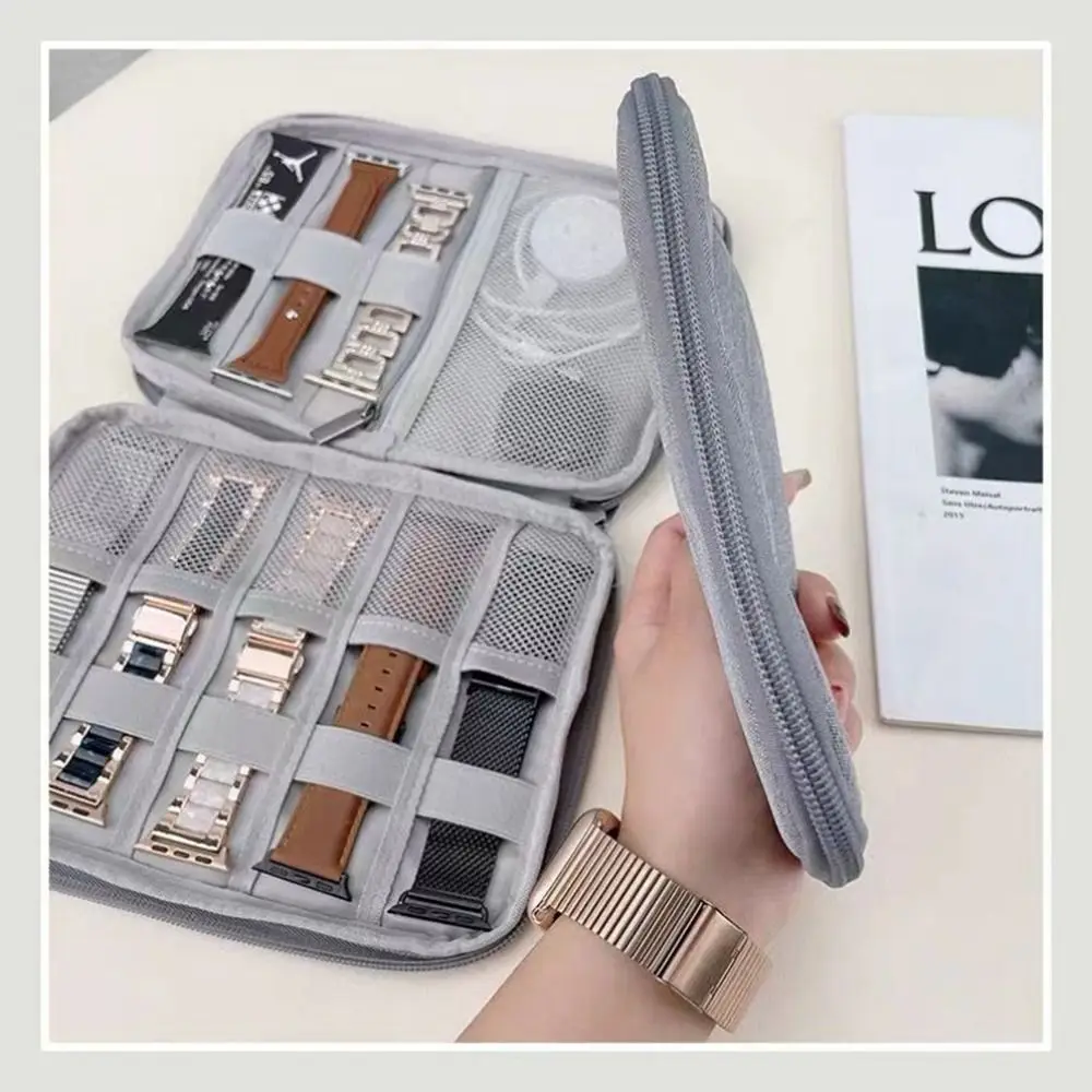 

Чехол для хранения кабеля для Apple Watch, ремешок для хранения часов, органайзер для умных часов, дорожная сумка для Apple Watch