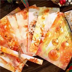 JIANWU Christmas Book Series Vintage Flower Festival Collage Decor Landscaping Material Paper Creative DIY Journal Stationery