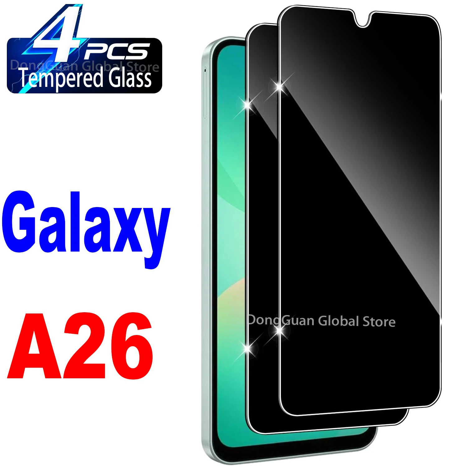 

For Samsung Galaxy A26 Anti Spy Tempered Glass Protector Privacy Screen Film