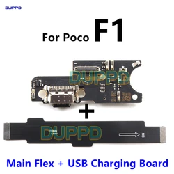 For Xiaomi Pocophone Poco F1 USB Charging Connector Board Port Dock With Microphone Mainboard  Motherboard Main  Flex Cable