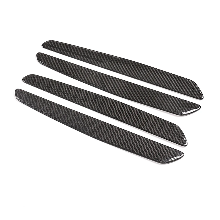 Premium Carbon Fiber Side Step Trim Decorative Interior Kit For Alfa Romeo Giulia 2015-2020 OEM Door Inside Sill Panels