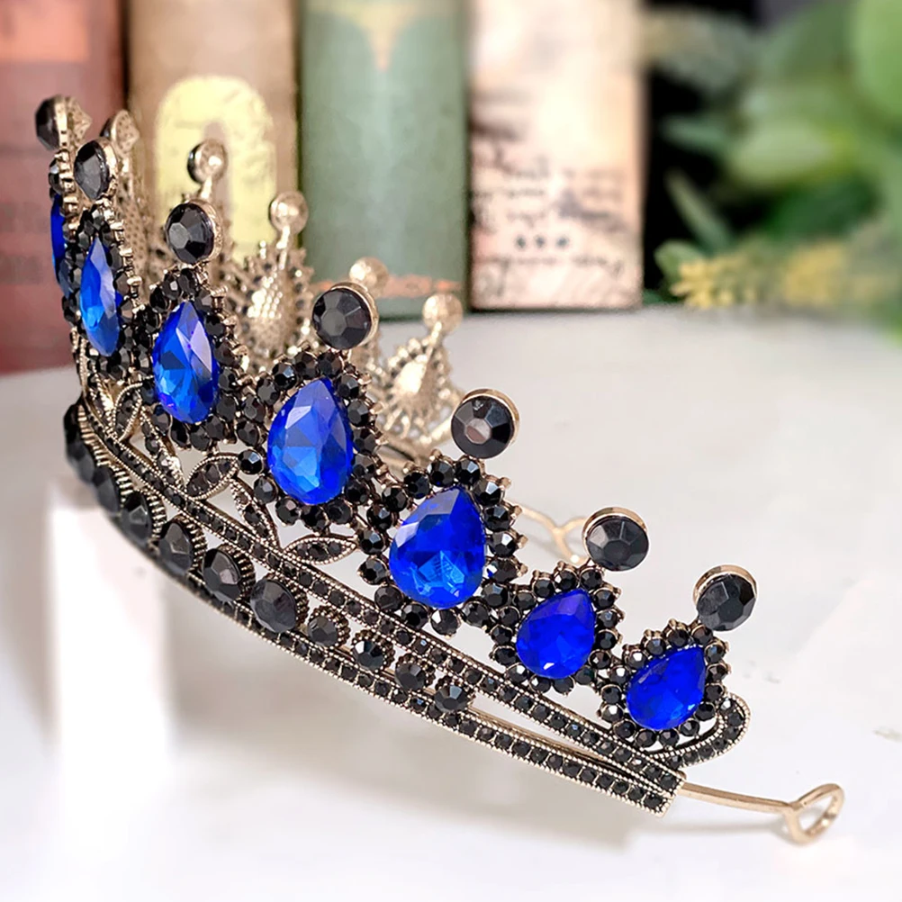 

Rhinestone Tiara Bridal Headpiece Wedding Prom Girls Hair Accessory Metal Alloy Sturdy Comfortable Shimmer Classic