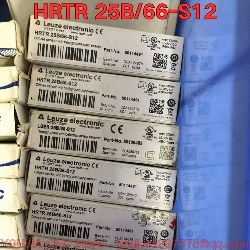 New HRTR 25B/66-S12 photoelectric sensor