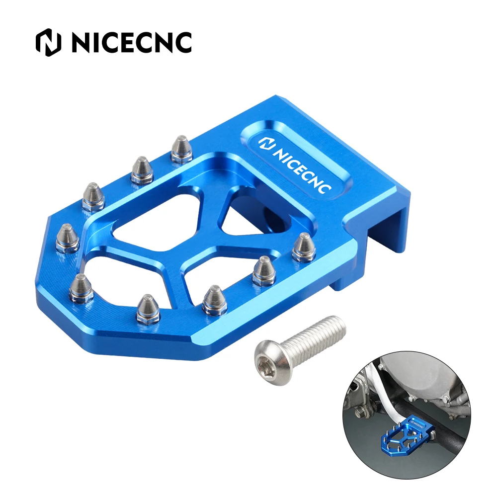 NICECNC YFZ450 Brake Lever Pedal Extender For Yamaha YFZ450 YFZ450R YFZ450X 2017 Aluminum Part ATV Brake Pedal Step Tip Footrest