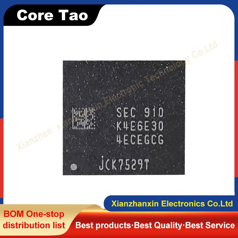 

1 шт./лот K4E6E304EC-EGCG K4E6E304EC K4E6E30 4ECEGCG 16 ГБ 178FBGA микросхемы для бега и магазина на складе