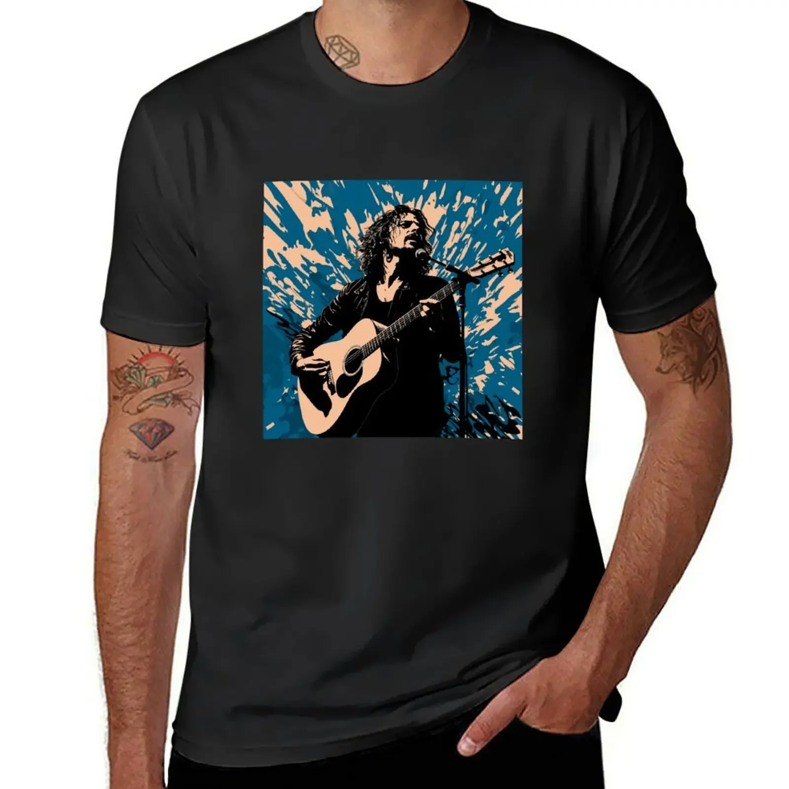 

Chris Cornell Tribute T-Shirt customs design your own custom shirt Men's t-shirts