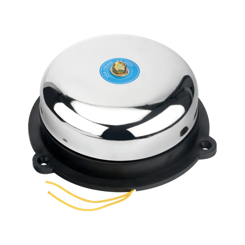 High Quality Tradition Electric Bell AC220V Call Rings Loud 2/3/4/6 inch  Alarm House Doorbell School Factory Bell