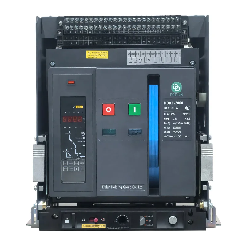 

Industrial DDK1 Series Air Circuit Breakers 65kA-6300A ACB With 800A 1000A 1200A 1500A 1600A 2000A 3200A 4000A Capacities