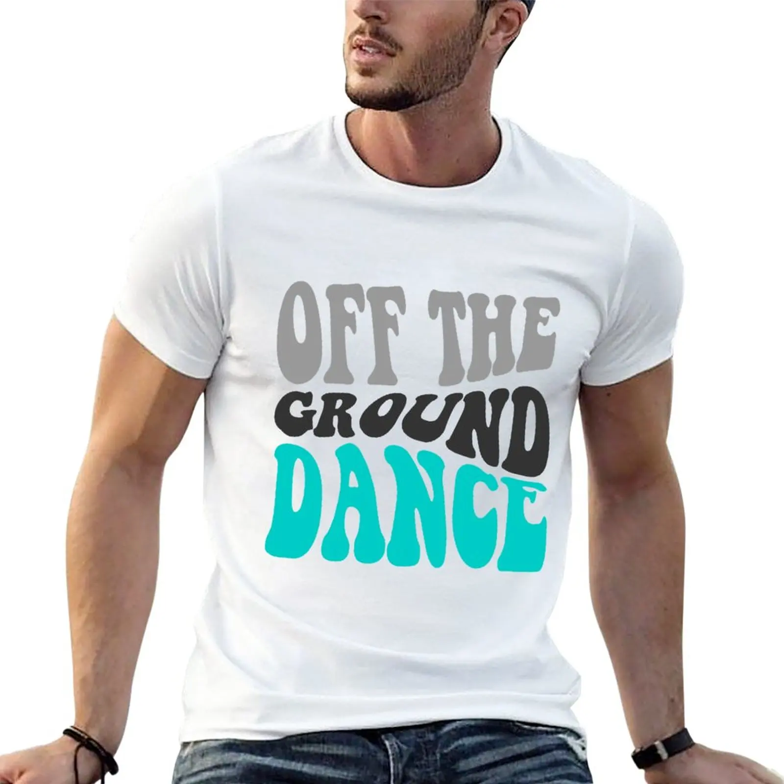 OTG Dance Studio Groovy Stacked T-Shirt graphics t shirt vintage clothes blank t shirts plus size t shirts Men's t-shirt