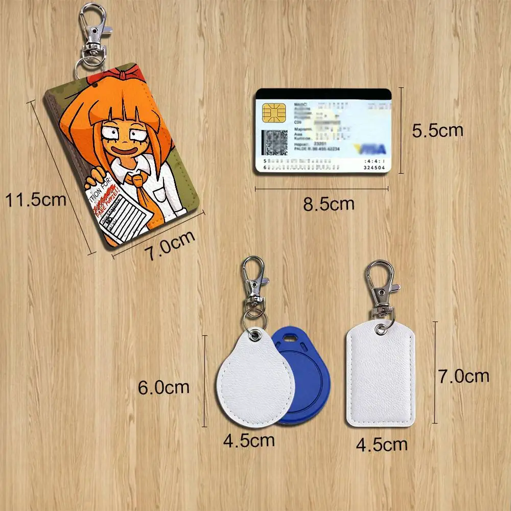 Cartoon characters Yana Ongezellig Mymy Keychain Holder Suitable For Subway Bank Card Bus Card Case