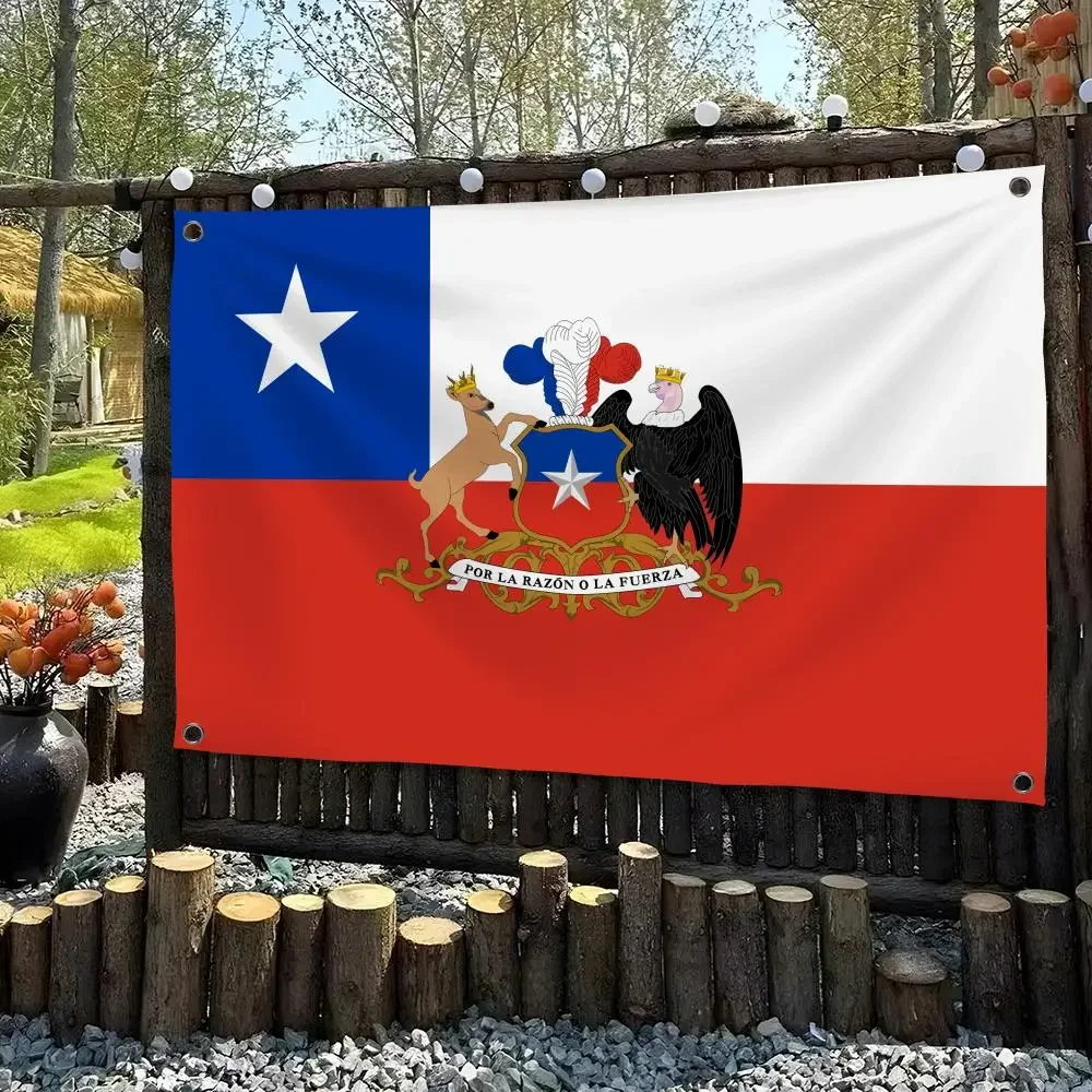 Chile President Standard Ensign Flags Custom Camping Outdoor Garden Room Bedroom Decor Party Backdrops Wall Art Family Gifts