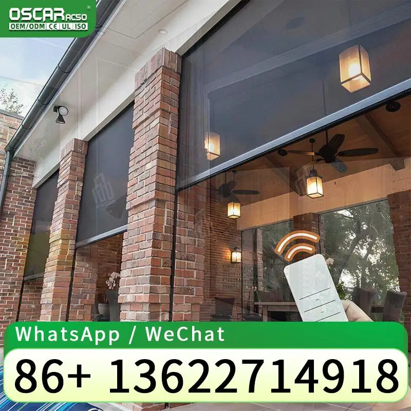 Clear PVC Plastic Roller Blinds for Balcony Outdoor with Light Blocking and Easy Cleaning Features Innovative Design Modern Look