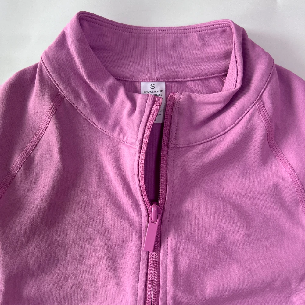 Pericic Kurzarm-Sporttop Yoga T-Shirt Jacke Nahtlose Fitnesskleidung Pilates Laufshirt Schnelltrocknend Workout-Shirt – Detail 15