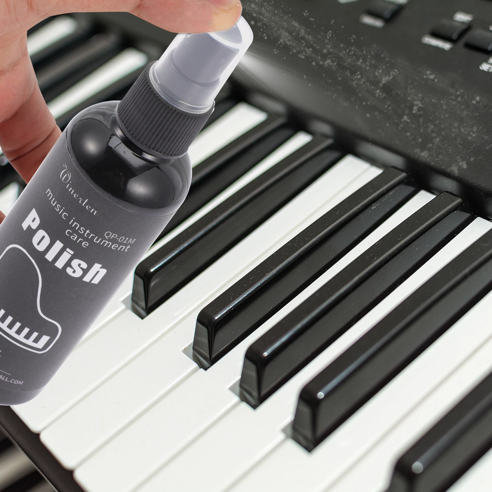 

Musical Instrument Cleaner Professional Piano Keyboard Guitar Kit Liquid Polish and for Violin Polishes Guitars