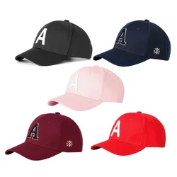 Simple Fashion Letter Embroidery Baseball Caps Unisex Spring Autumn Outdoors Adjustable Casual Hip Hop Hat Sunscreen Hat