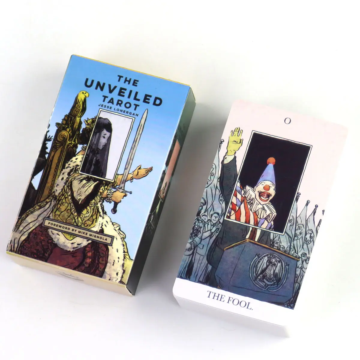 80 kart Tarota (z 2 kartami specjalnymi) The Unveiled Tarot Pocket Edition 10,3*6cm