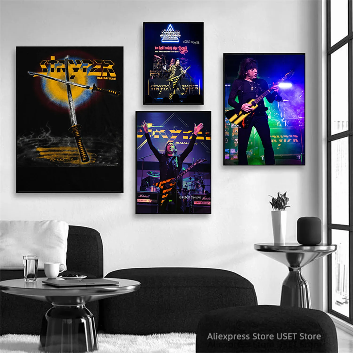 Stryper band , Singer Band Cover Album Music Star Celebrity Canvas Posters and Prints Canvases Painting Home Decoration