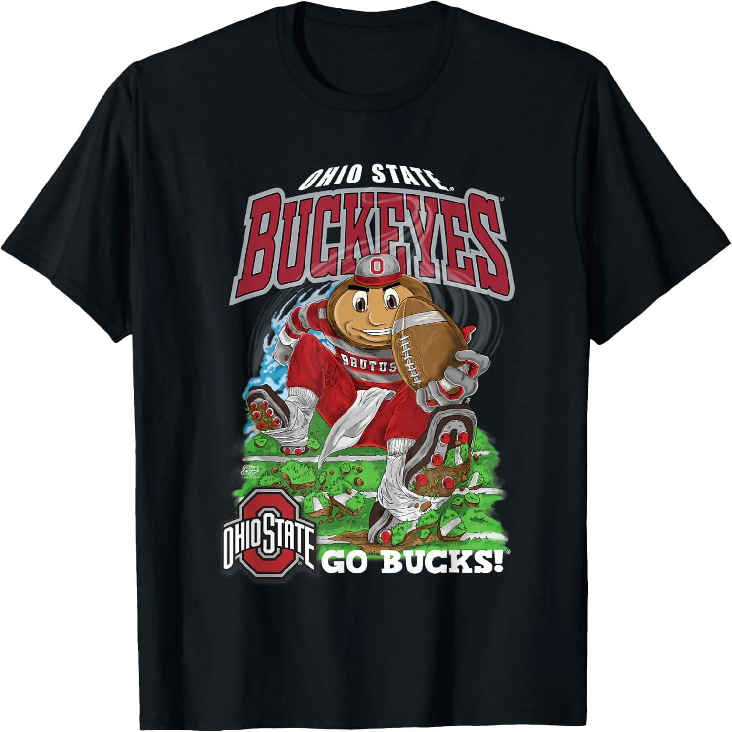 Ohio State Buckeyes Vintage Football Brutus T-Shirt Birthday t-shirt, graphic tee