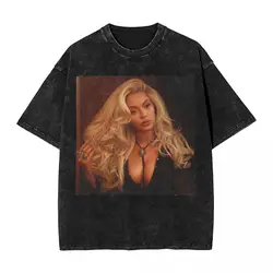 Men Women T Shirt TEXAS HOLD 'EM Edits Washed T Shirts Harajuku Beyonce Summer Tee Shirt Y2K Basic Loose Cotton Clothing Gift