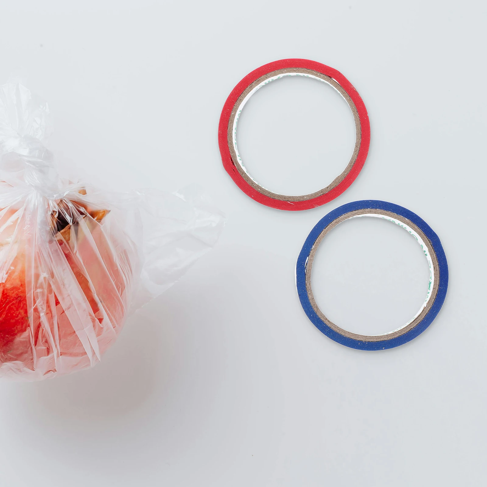 10 rollen gekleurde zak afdichtingstape zak vullingen stropdassen decoratieve verpakkingstapes supermarktdispenser