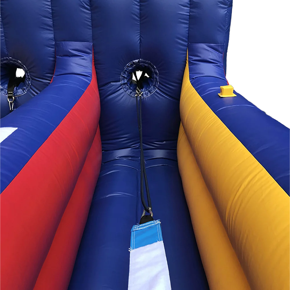 Werkseitig aufblasbares Bungee Run 2-spuriges Sportspiel für Erwachsene