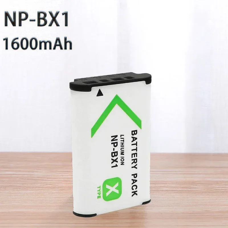 Rechargeabl Camera Battery 1600mAh  for Sony NP-BX1 FDRX3000R RX100 M7 M6 AS300 HX400 HX60 WX350 AS300V HDR-AS300R FDR-X3000