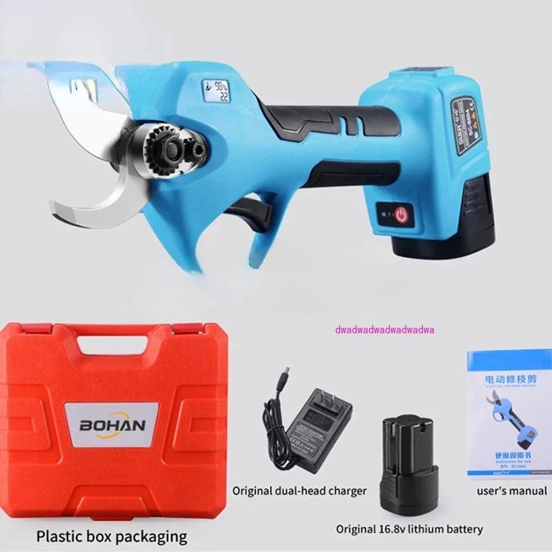 16.8V Cordless Pruner Electric Pruning Scissors Shear Efficient Scissors Bonsai Branches garden tools SC-8604