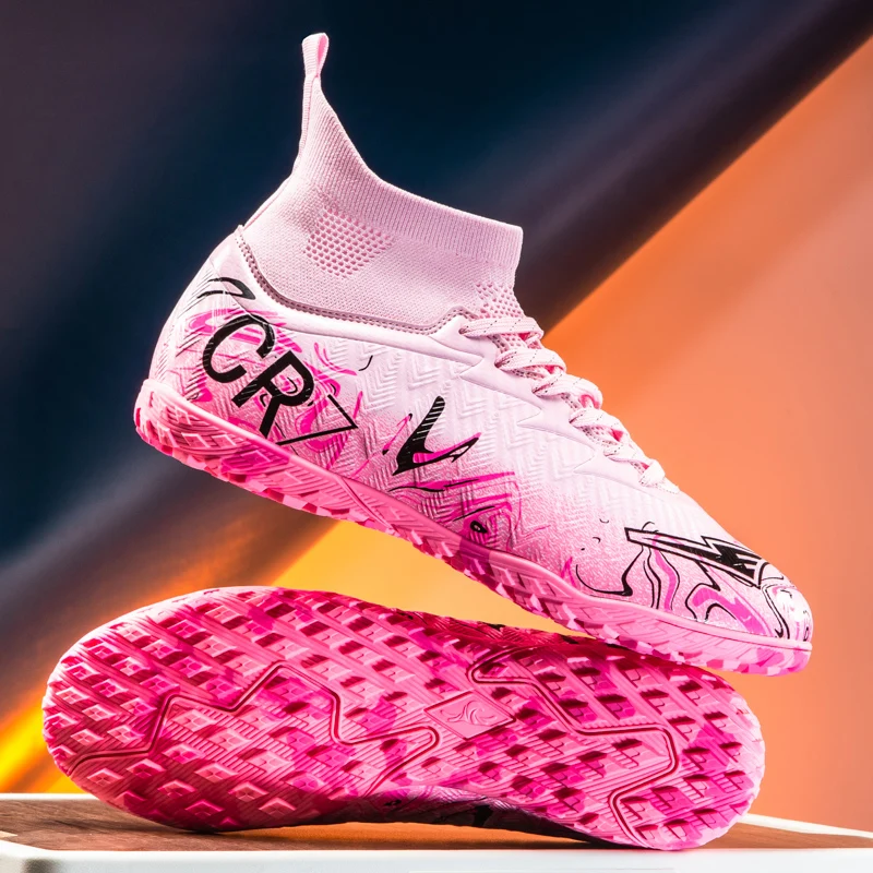 

New Men Professional Unisex Soccer Boots FG Non-slip Football Shoes Outdoor Drop Shipping Futsal Match Training Sport Sneakers