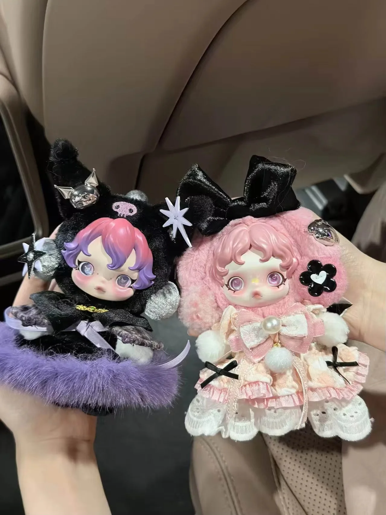 

Одежда для мягкой плюшевой куклы Skullpanda 10 см: милый готический пастельный наряд для коллекционеров кукол