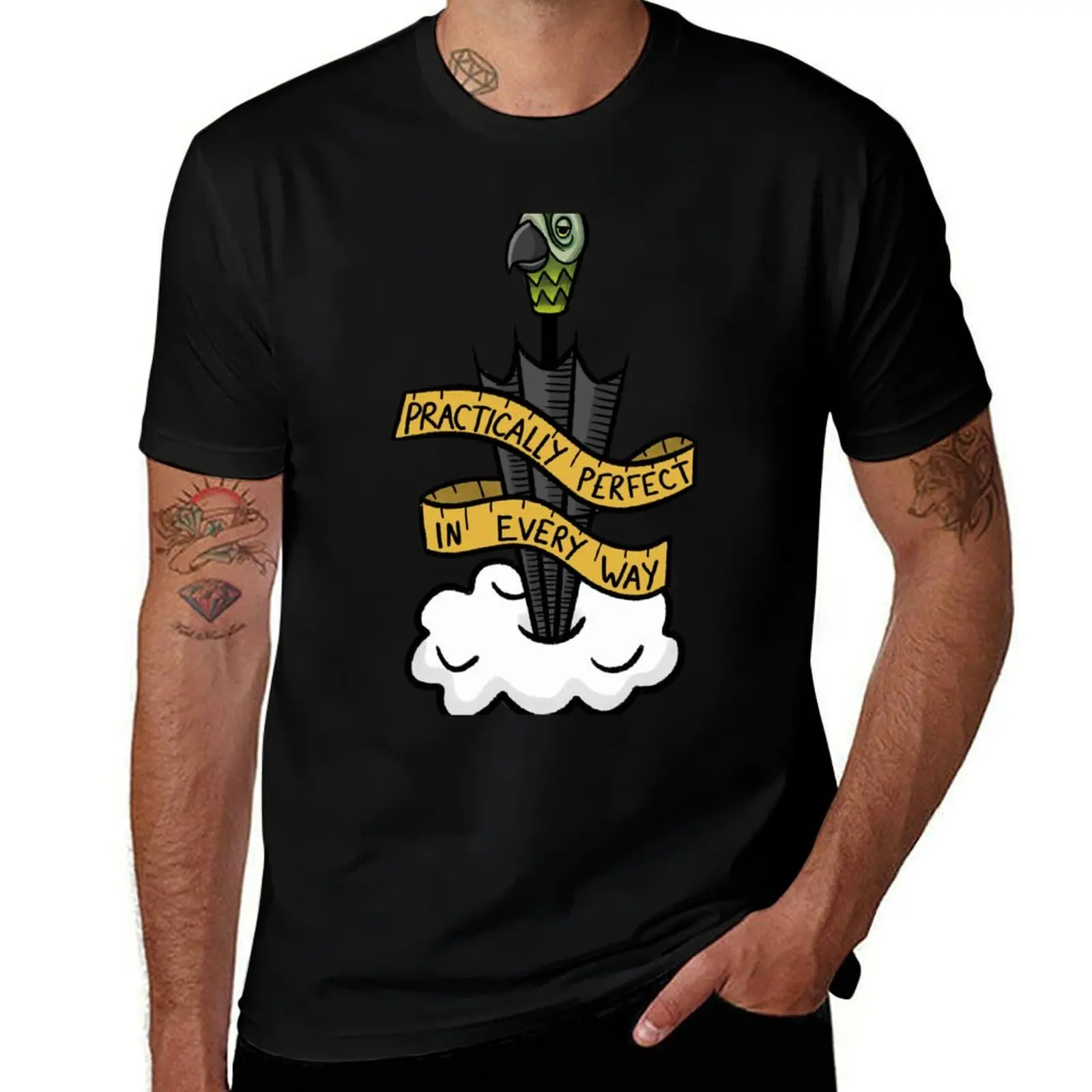 

Practically Perfect in Every Way T-Shirt man t shirt designer funny t shirts cotton t shirt for man 100 percent cotton T-Shirt