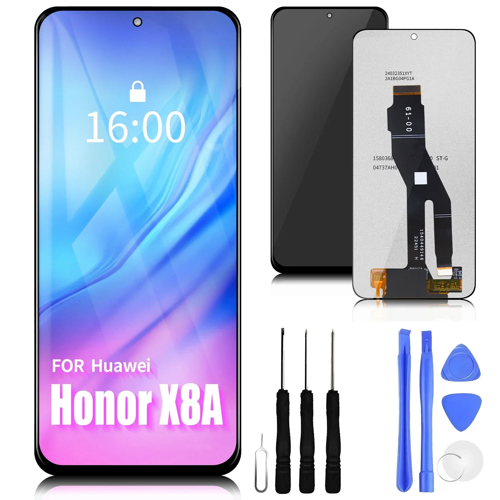 

6.7" For Honor X8A LCD Display Touch Screen Digitizer Assembly For Honor X8A CRT-LX1 CRT-LX2 CRT-LX3 Screen Replacement Part