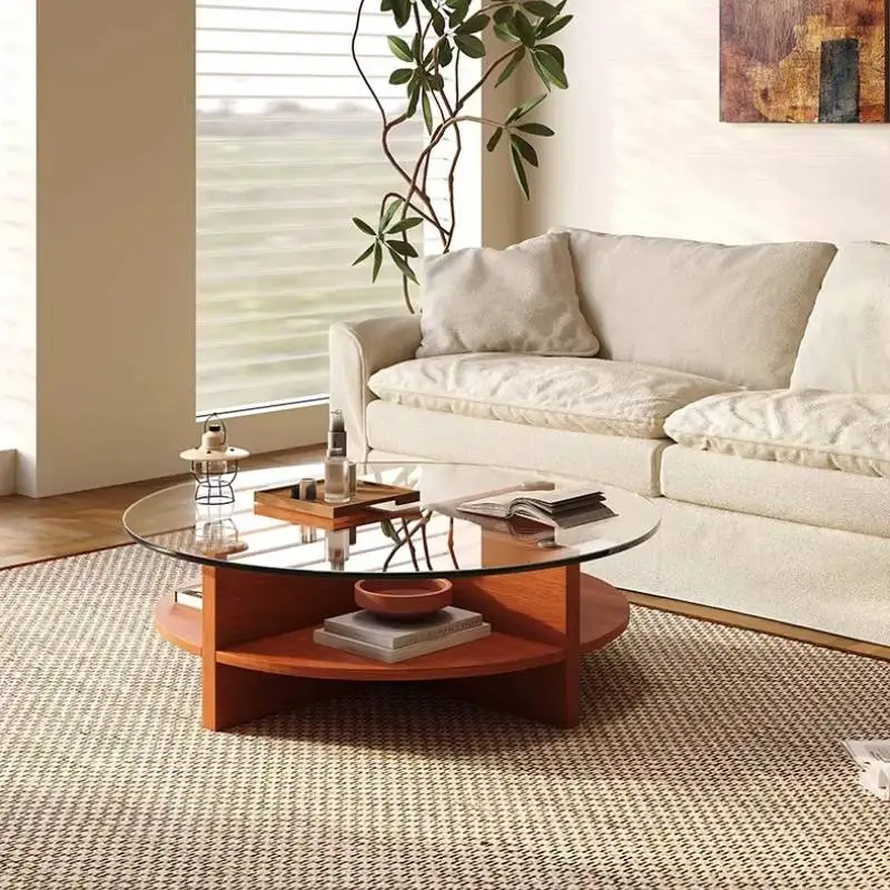 ！@Wood Luxury Coffee Tables Modern Luxury Nordic Designer Apartments Coffee Tables Living Room Tisch Wohnzimmer Furniture For Ho