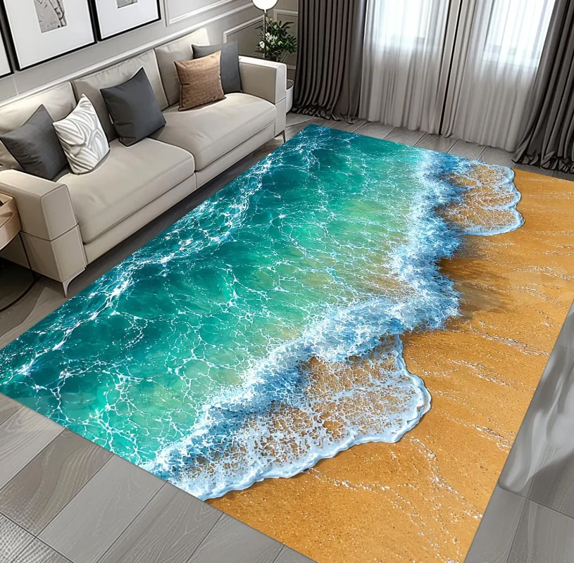 Home Fragrance Ocean Breeze - Tapete de Praia com Ondas do