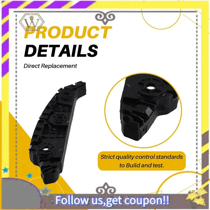 

ABXV-2PCS Front Bumper Bracket Retainer Mount Support Pair LH RH For BYD Dolphin