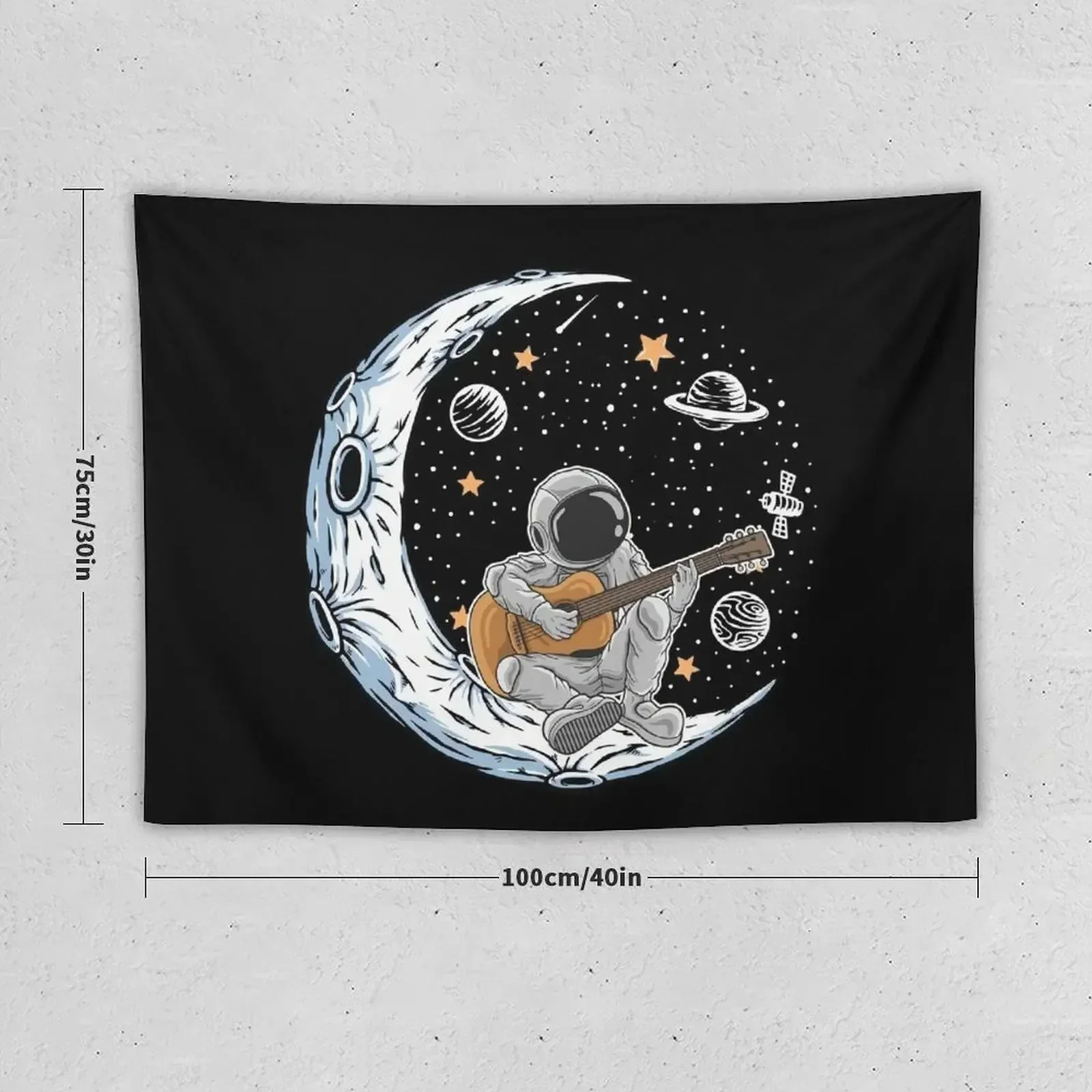 Astronaut playing guitar - In space with markiplier Tapestry Room Decor For Girls Bedroom Decor Tapestry