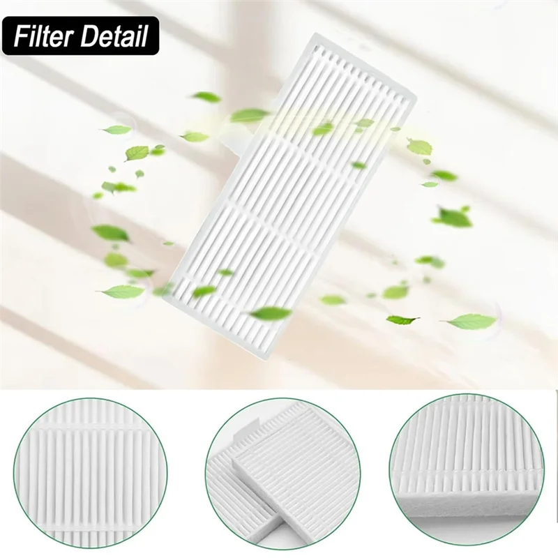 KEOL-ملحقات أجزاء ل Eufy Omni C20 مكنسة كهربائية فرشاة جانبية رئيسية فلتر Hepa ممسحة القماش كيس لجميع الغبار استبدال أجزاء