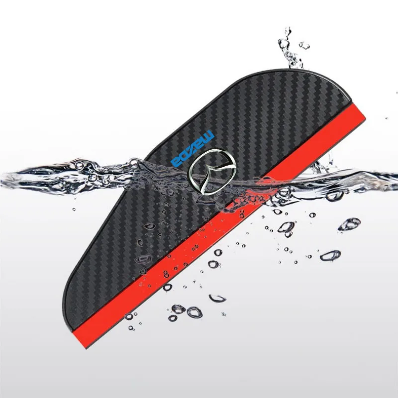 

For Mazda 3 6 CX5 2 CX3 CX9 MX5 RX8 Axela Demio Atenza MS GJI GH BK MP 5 Soft Rubber Auto Rearview Mirror Rain Eyebrow